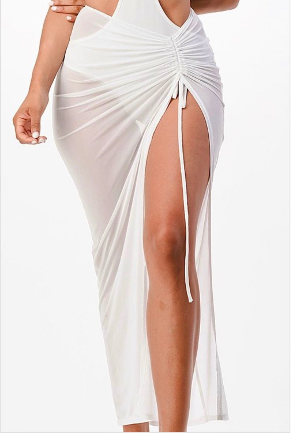 Tankini Skirt Set: You Sexy Thang Two Piece in White