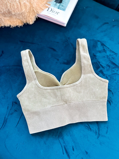 Active Wear Gym Set: FlexFit Seamless Wash Ribbed