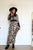 On the Hunt Safari Multi Animal Print Long Sleeve Maxi Dress