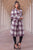 Plaid Perfection Belted Wool Long Tartan Tweed Coat