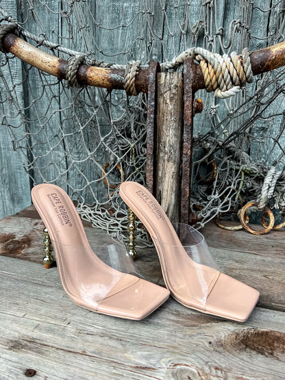 Nude Patent Leather Heels: Showstopper Cape Robbin