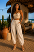 Elastic Waist Front Pockets Linen Pants: Easy Like Sunday Morning