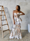 Two Piece Mesh Skirt Set: Safari Chic Animal Print