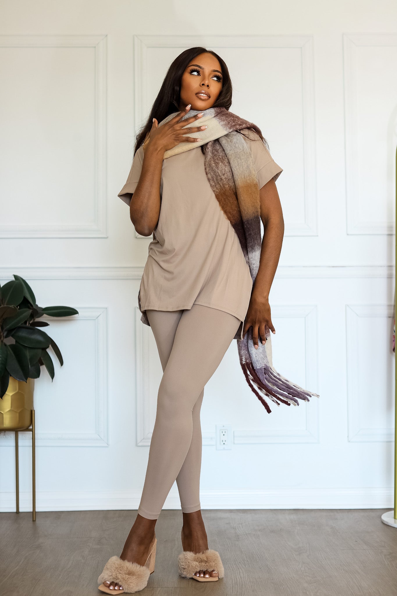 Soft Ladies Loungewear: Chill Mode Activated in Ash Mocha Color