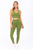 Tank Top & Leggings Set: Active Flow High Waisted Athletic Racerback Pants Set