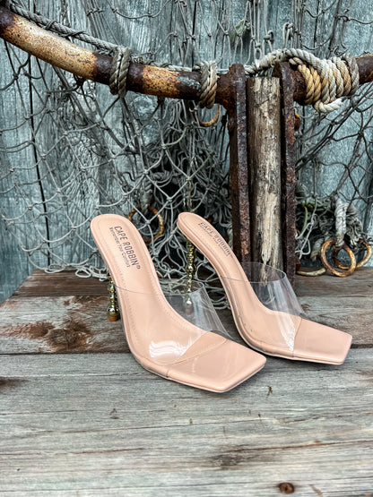 Nude Patent Leather Heels: Showstopper Cape Robbin