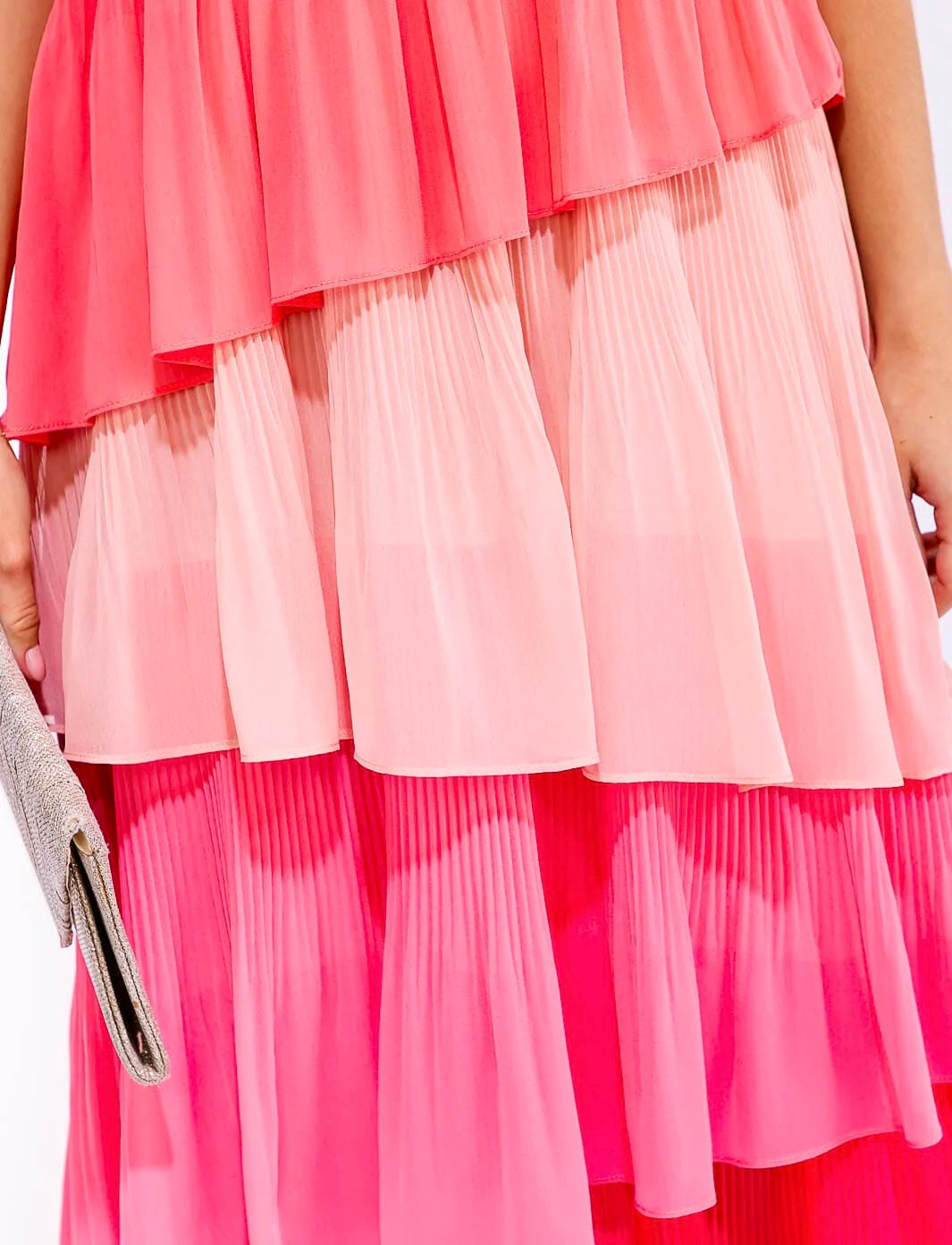 Tiered Colorblock Maxi Dress: Let Me Blow Your Mind