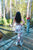 Two Piece Mesh Skirt Set: Safari Chic Animal Print