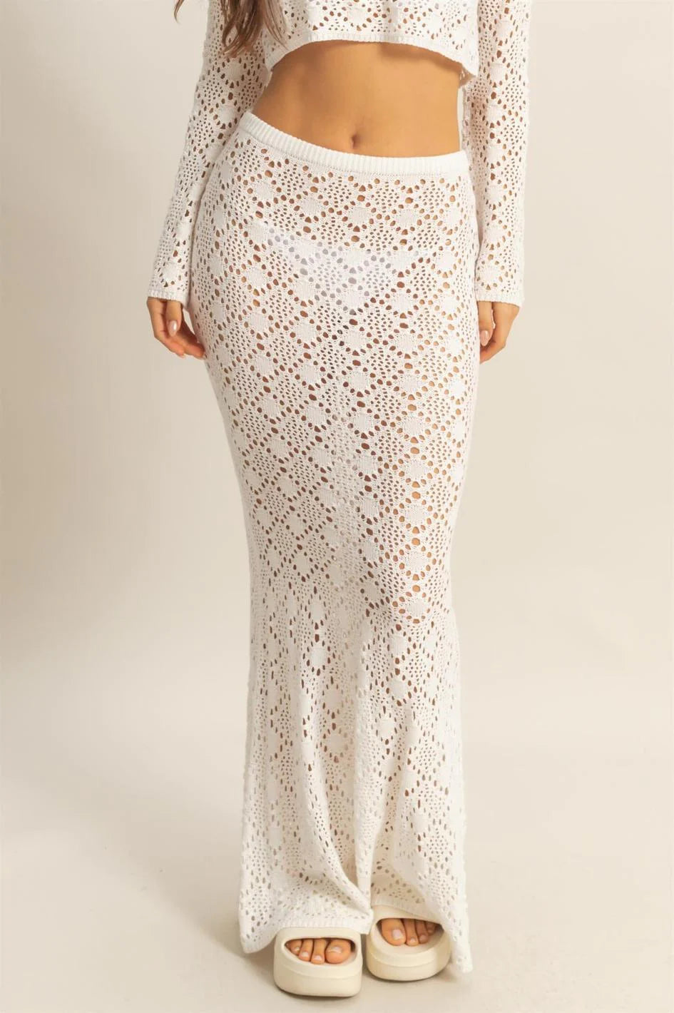 Crochet Maxi Skirt : Sea of Dreams