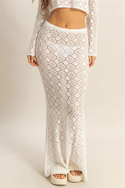 Crochet Maxi Skirt : Sea of Dreams