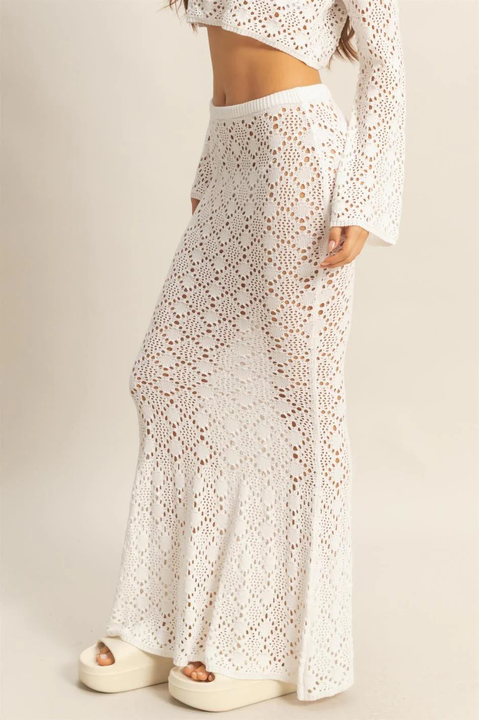 Crochet Maxi Skirt : Sea of Dreams