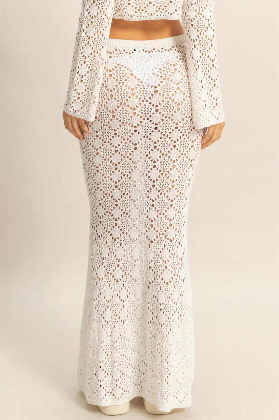 Crochet Maxi Skirt : Sea of Dreams
