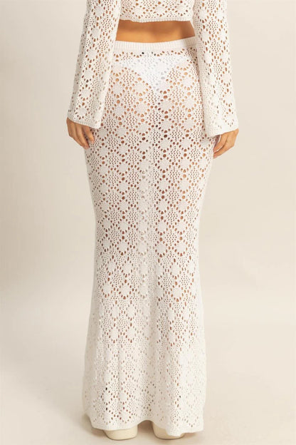 Crochet Maxi Skirt : Sea of Dreams