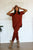 Soft Ladies Loungewear: Chill Mode Activated in Dark Rust Color