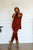 Soft Ladies Loungewear: Chill Mode Activated in Dark Rust Color