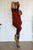 Soft Ladies Loungewear: Chill Mode Activated in Dark Rust Color