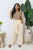High-Waisted Pants: Twist of Fate Heather Gray Tie Front Stretch Pants