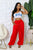 High-Waisted Pants: Twist of Fate Heather Gray Tie Front Stretch Pants