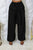High-Waisted Pants: Twist of Fate Black Tie Front Stretch Pants