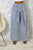 High-Waisted Pants: Twist of Fate Heather Gray Tie Front Stretch Pants