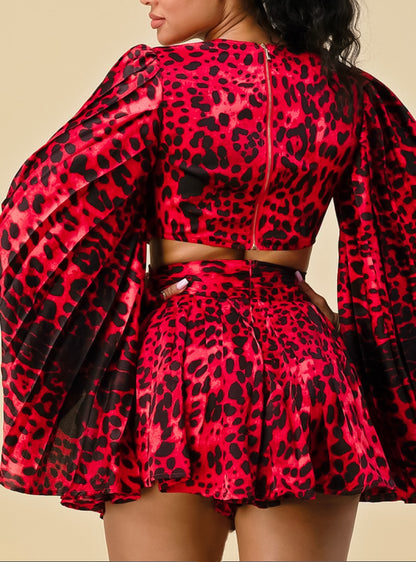 A Thing of Beauty Leopard Print Romper