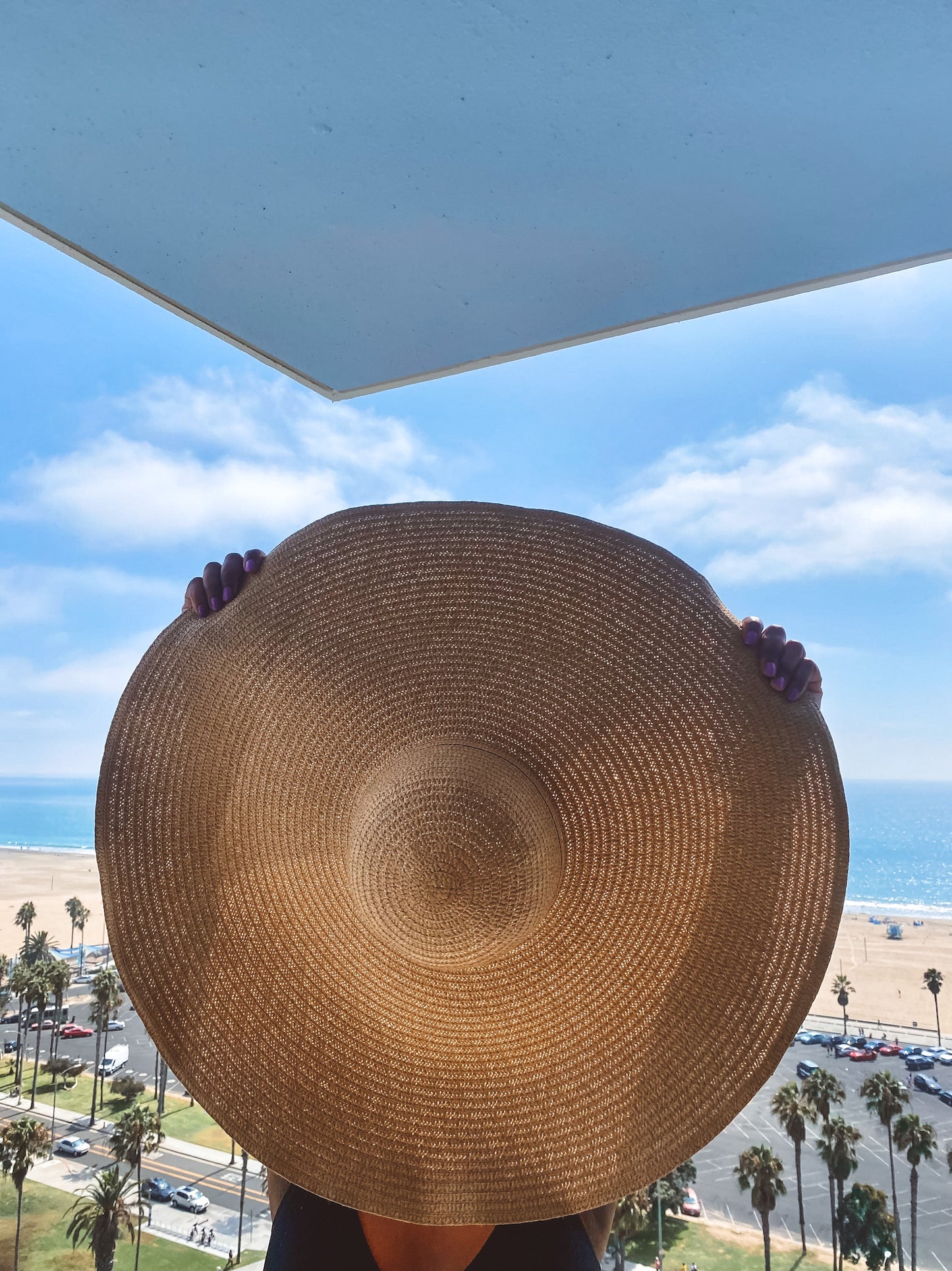 large wide brim straw hat: The Shade is Real