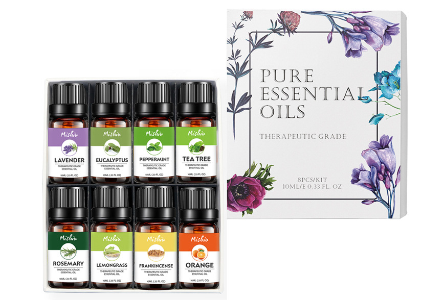 Aromatherapy Oil Gift Set: Easy Breathe Theraputic Grade