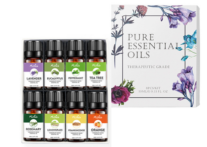 Aromatherapy Oil Gift Set: Easy Breathe Theraputic Grade