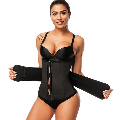 Thermo Waist Trainer: The Xtreme Double Effect in Black
