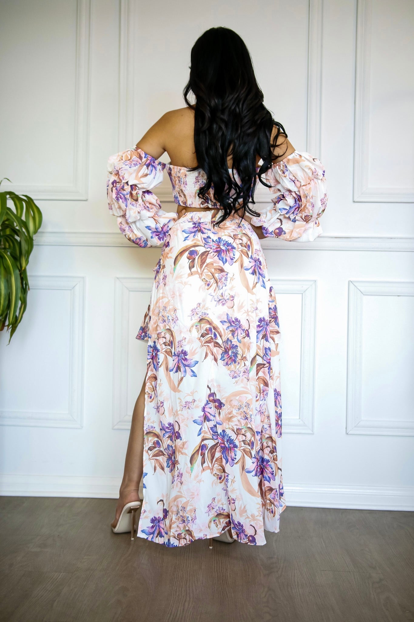 Maxi Skirt Set with Ruffles: Me Amor