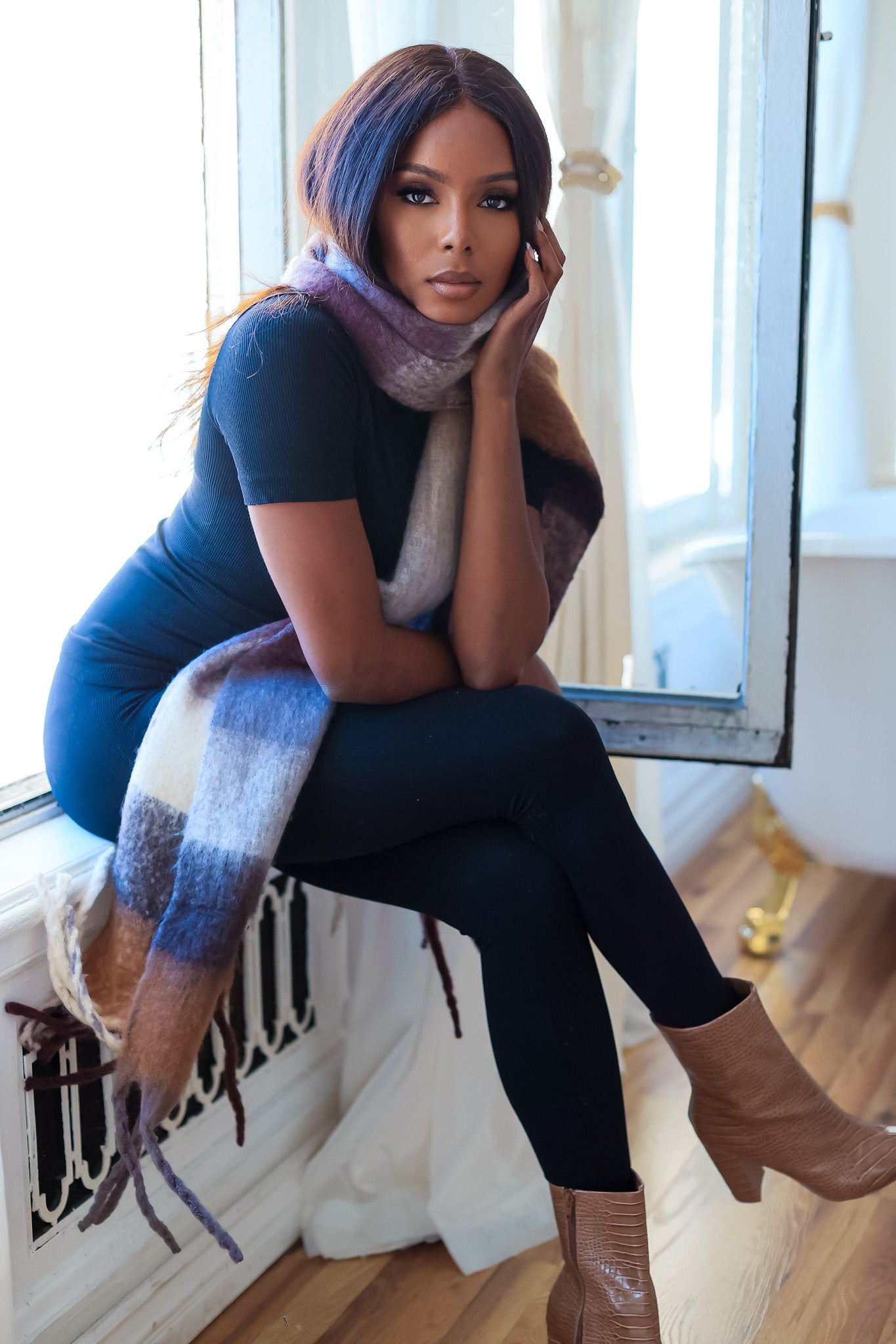Loungewear Sets Ribbed: Cozy All Day Seamless in Blue