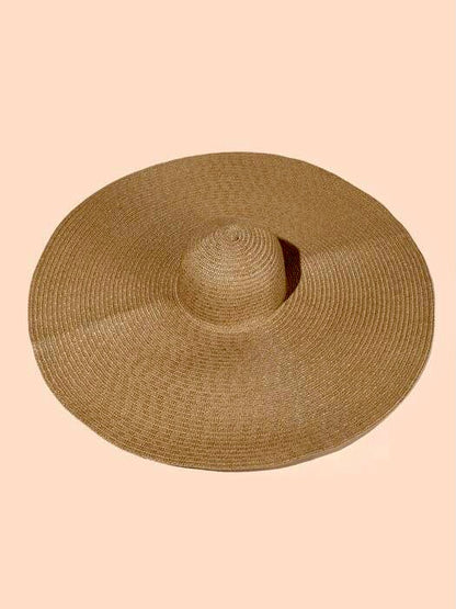 large wide brim straw hat: The Shade is Real