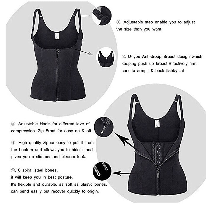 Waist Trainer Vest: Premium Ultra-Core