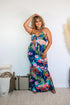 Island Dreaming Plus Size Maxi Skirt Set in Blue