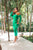 Hit or Mesh Beachy Green See Through Cover Up Dress