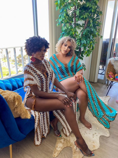 White Crochet Cover Up: Caribbean Escape