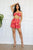 Living It Up Front Pleated Smoked Tube Top & Wide Leg Shorts Set