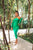 Hit or Mesh Beachy Green See Through Cover Up Dress