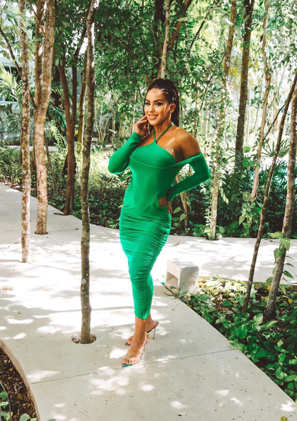 Sheer Coverup Dress Sheer Coverup Dress: Hit or Mesh in Green