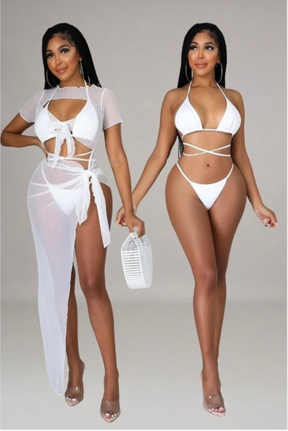 Caribbean Treasure Three-Piece Bikini Set