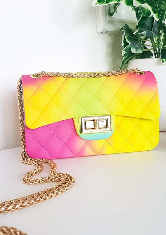 Jelly Handbag Quilted Cross Body: I’m a Rainbow Too
