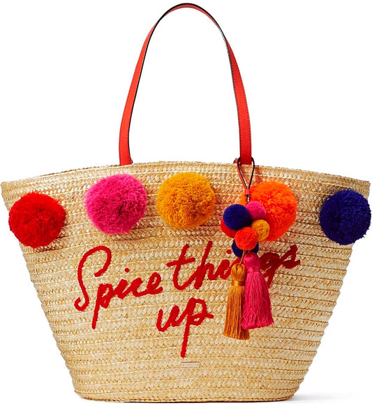 Bucket Tote Bag: Spice Things Up with Pom Poms