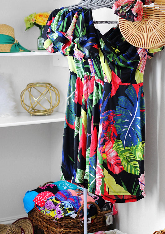 Resort Dress: Bahama Mama Multi Color