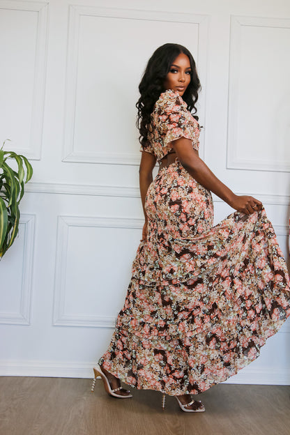 Ruffle Maxi Skirt Set: La Isla Bonita with Layers