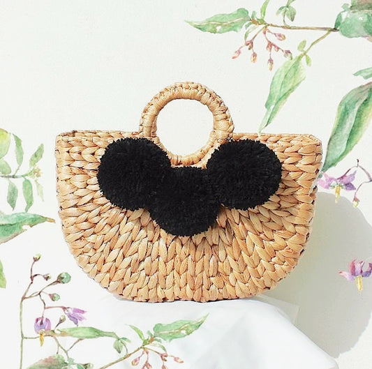 Pom Pom Tote Bag: Cheery Pom Pom